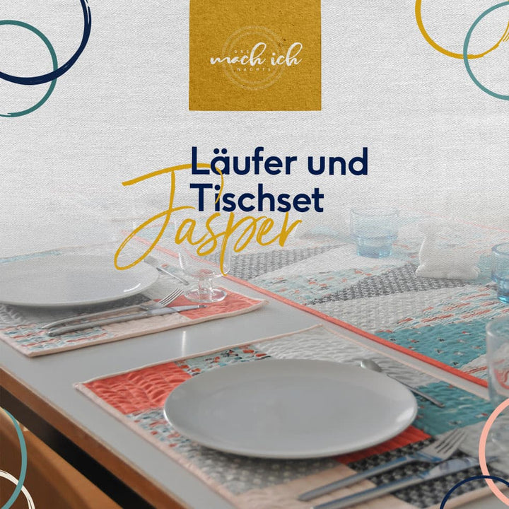 Nähanleitung - Läufer und Tischset Jasper