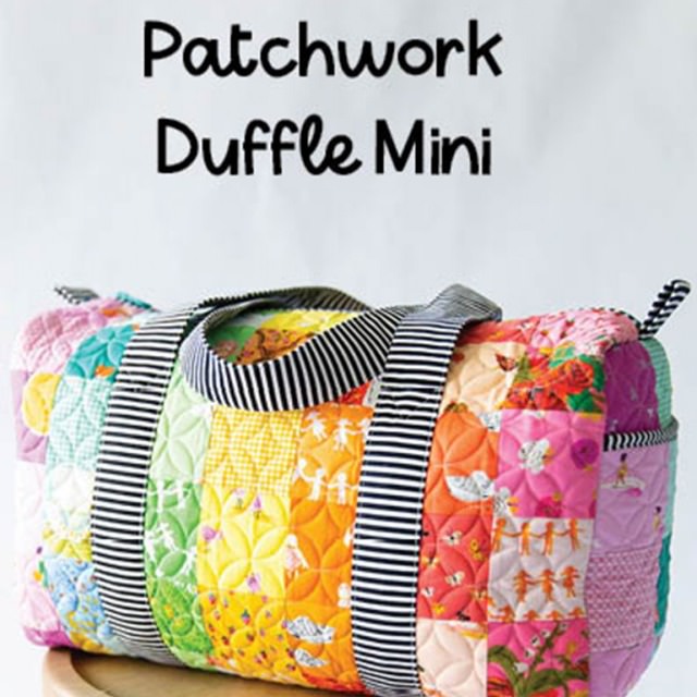 Schnittmuster Tasche Patchwork Duffle Mini von Knot + Thread Designs (englisch)