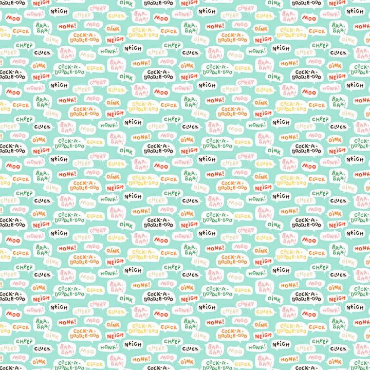 RJR - Kimberly Morgan - Friendly Farm - Noisy Barn in Meadowland Fabric