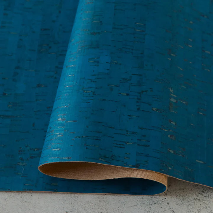 Kork in Sapphire Rustic/Saphirblau