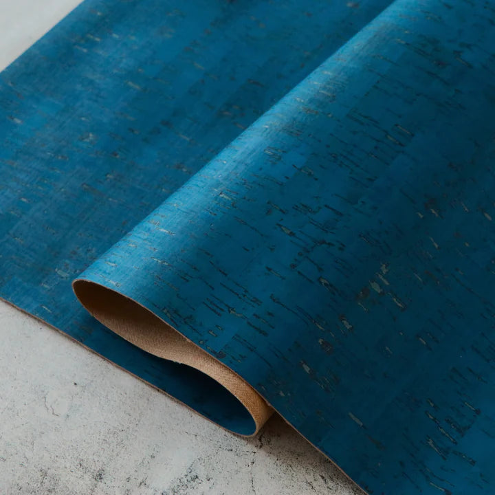 Kork in Sapphire Rustic/Saphirblau
