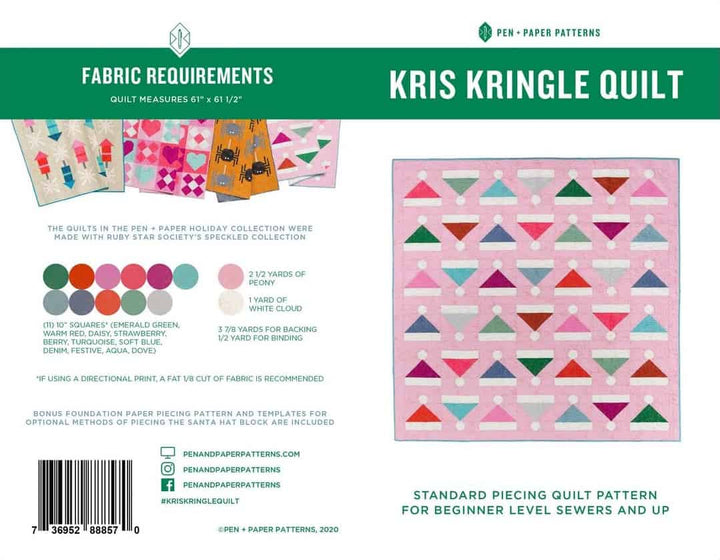 Schnittmuster "Kris Kringle" (Englisch)