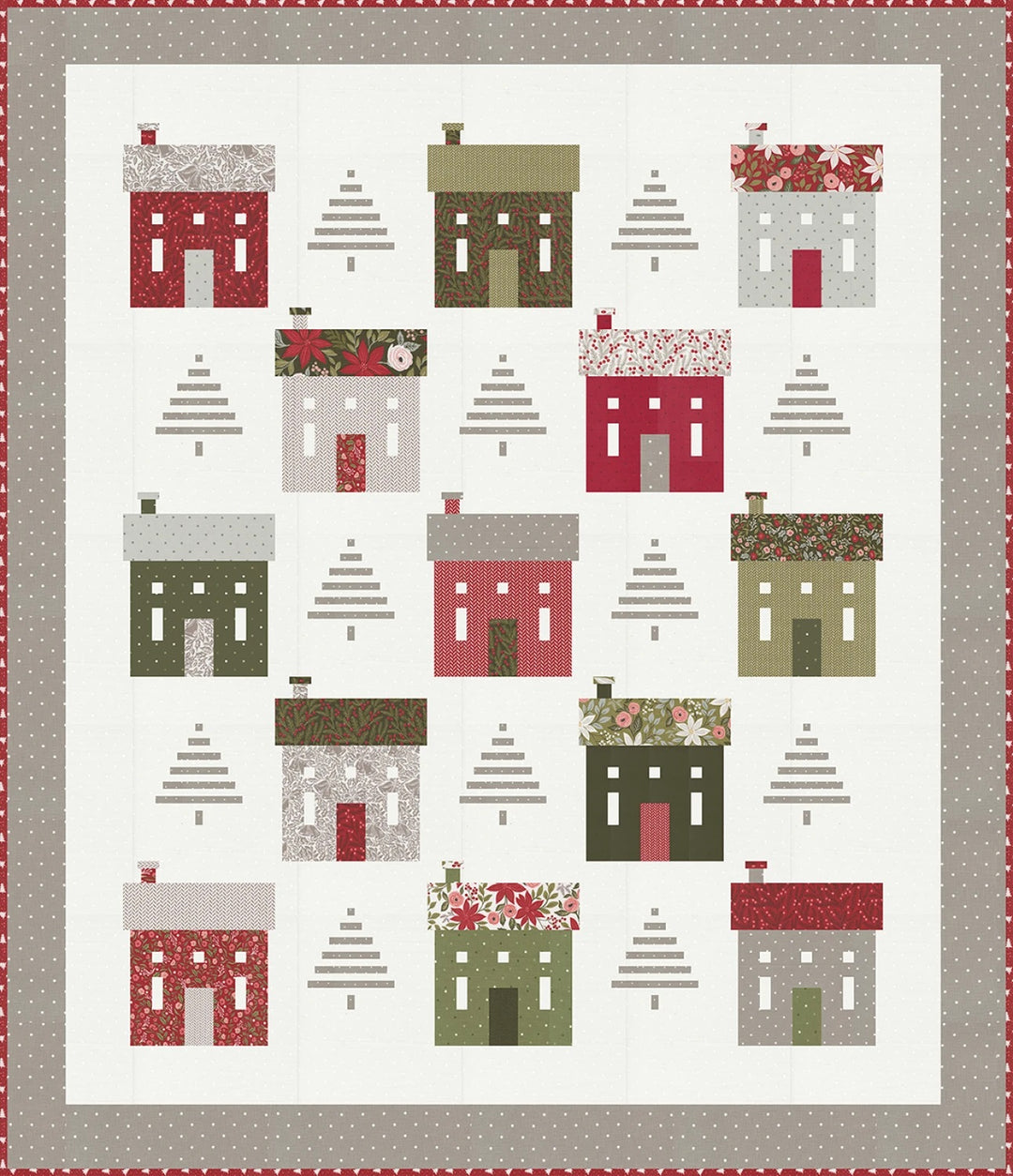Schnittmuster Quilt "Holiday House" von Lella Boutique (englisch)