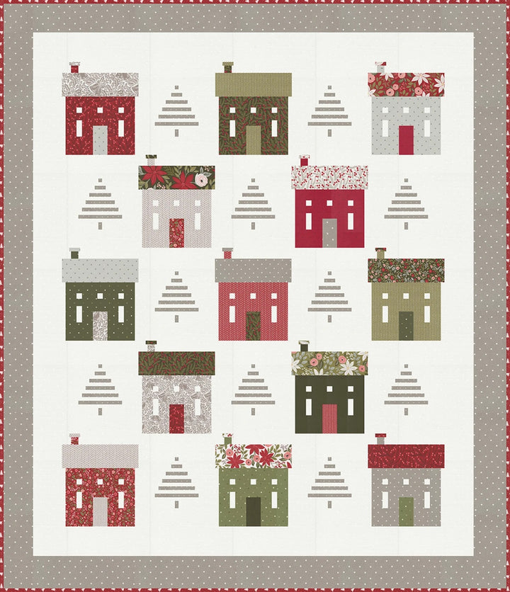 Schnittmuster Quilt "Holiday House" von Lella Boutique (englisch)