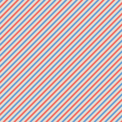 Art Gallery Fabrics - Amy Sinibaldi - Les Petits - Petits Strokes in Postal