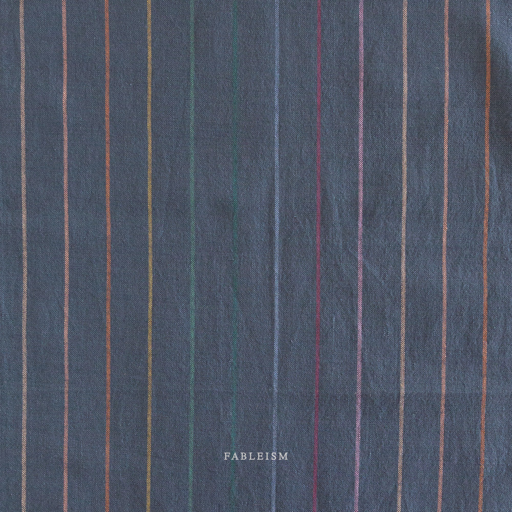 Fableism - Lucky Loom - Skinny Stripe in Dark Rainbow (beidseitig nutzbar)