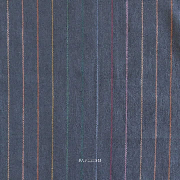 Fableism - Lucky Loom - Skinny Stripe in Dark Rainbow (beidseitig nutzbar)