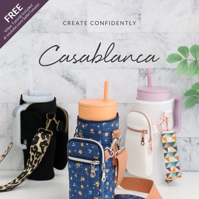 Schnittmuster Tasche "Casablanca" von Sallie Tomatoe (englisch)