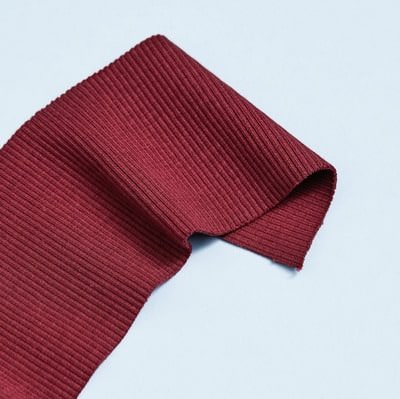 Mind the Maker Organic 2x1 Rib in Red