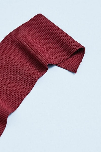 Mind the Maker Organic 2x1 Rib in Red