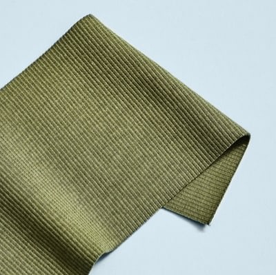 Mind the Maker Organic 2x1 Rib in Olive Green