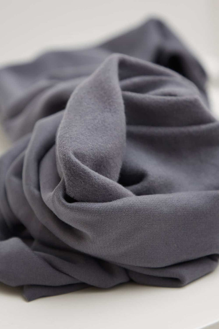 Mind the Maker Organic Basic Brushed Sweat in Calm Grey