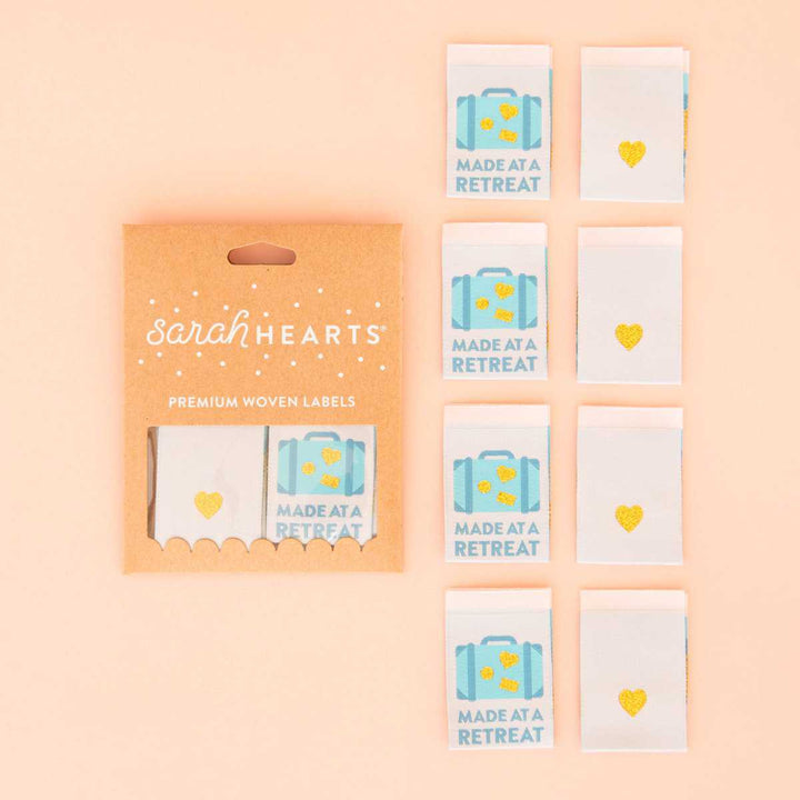 Webetiketten von Sarah Hearts: Made at a Retreat (8 Stück)