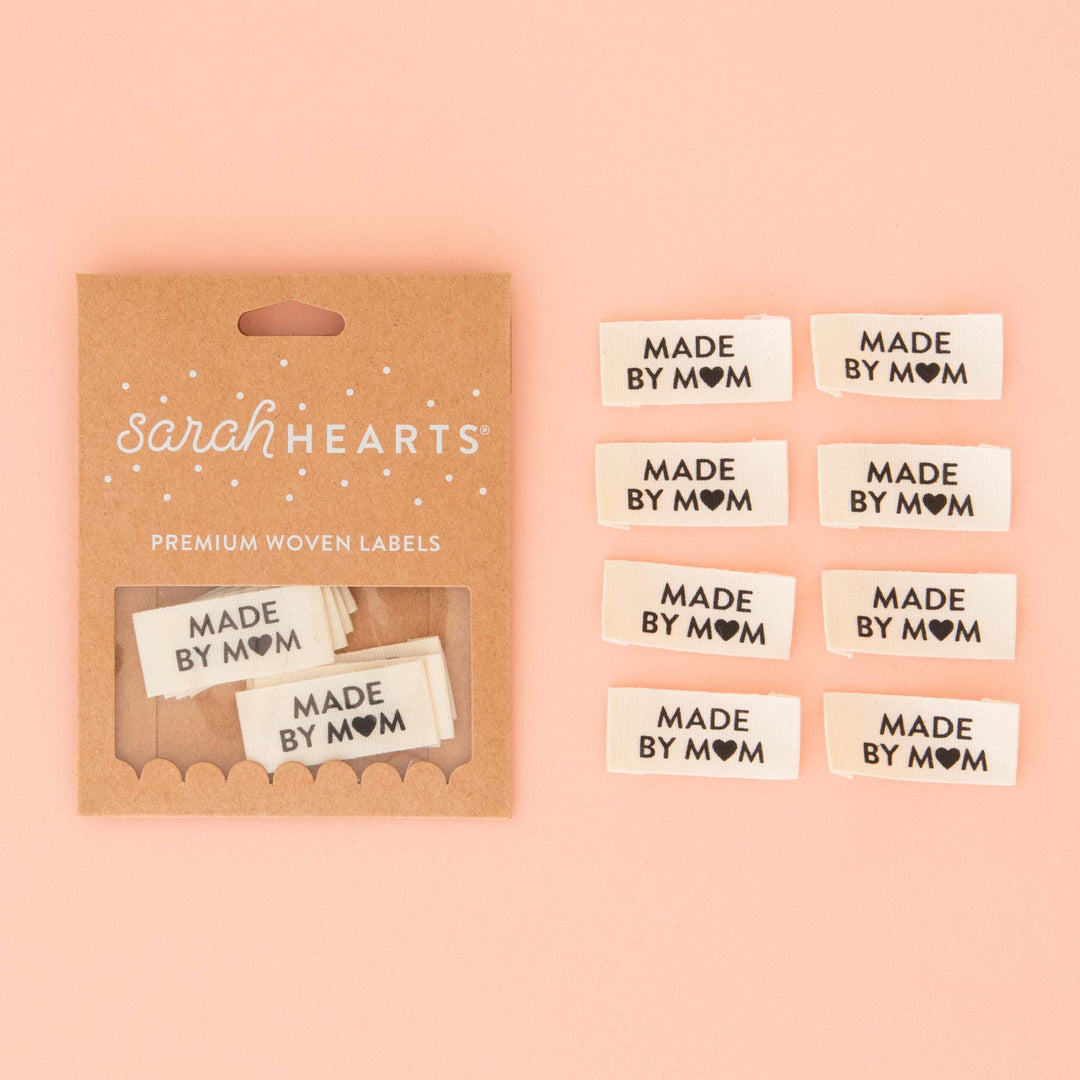 Webetiketten von Sarah Hearts: Made by Mom