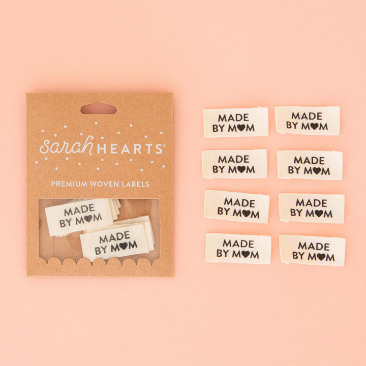 Webetiketten von Sarah Hearts: Made by Mom