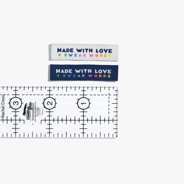 Webetiketten von Kylie and the Machine: Made with Love &amp;amp; Swear Words (6 Stück)