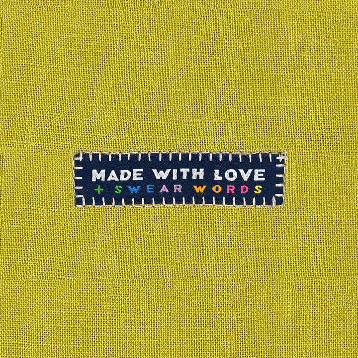 Webetiketten von Kylie and the Machine: Made with Love &amp;amp; Swear Words (6 Stück)