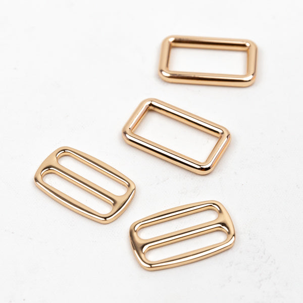 Set "Making Backpack" in Gold (4-teilig) für Gurtbänder bis zu 30mm