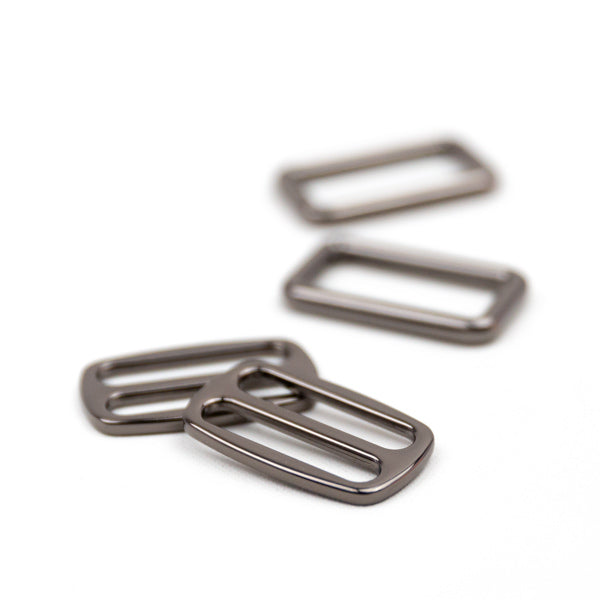 Set "Making Backpack" in Gunmetal (4-teilig) für Gurtbänder bis zu 30mm