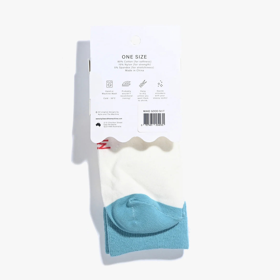Socken von Kylie and the Machine: Make Good Shit (Universalgröße)