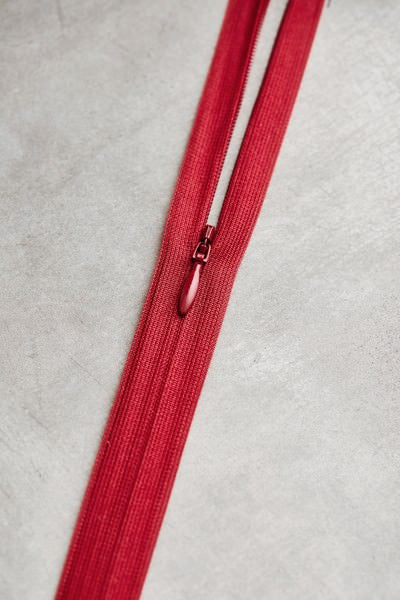 MeetMILK - nahtverdeckter Reißverschluss - Invisible Zipper 60cm in Berry