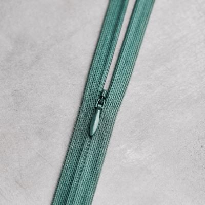 MeetMILK - nahtverdeckter Reißverschluss - Invisible Zipper 60cm in Aqua