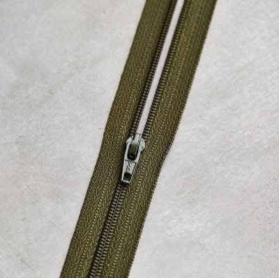 MeetMilk - Spiralreißverschluss- 18cm in Khaki