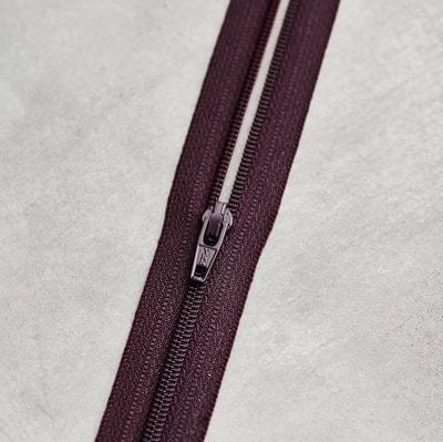 MeetMilk - Spiralreißverschluss- 18cm in Maroon