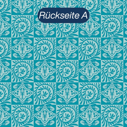 Kazimir Quilt Kit  Nordic Dusk - Couchgröße - Rückseite A