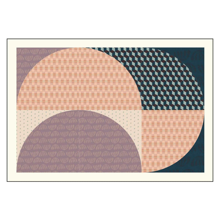 Modern Retro Kissen Kit 6 - Boho Leaves - Rückseite A
