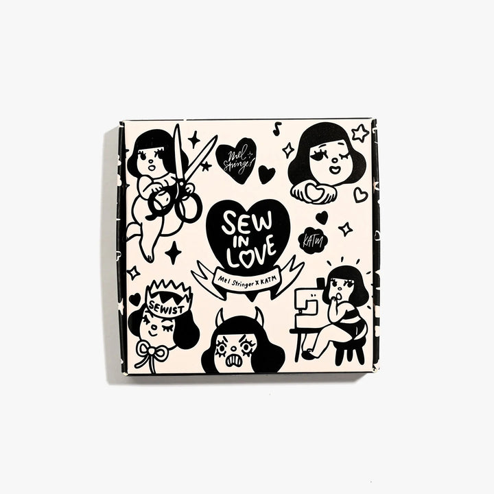 Webetiketten von Mel Stringer &amp; KATM: Sew-In Love + Feeling Yourself (12 Label)