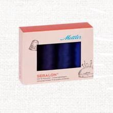 Mettler Seralon No.100 - Set mit 4 Spulen je 200 Meter - Blau