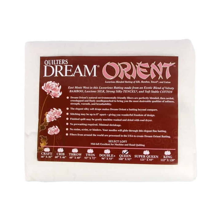 Quilters Dream Orient Select, Vlies aus Seide, Bambus, Tencel und Baumwolle - Twin Size (72X93 Inch abgepackt)