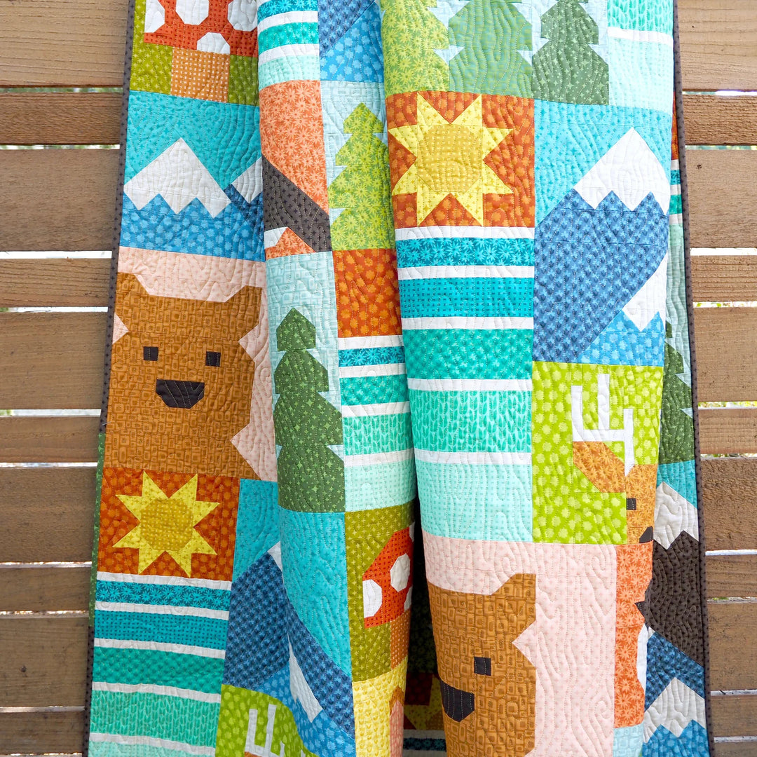 Schnittmuster Quilt - "Outdoors" von Elizabeth Hartman (Englisch)