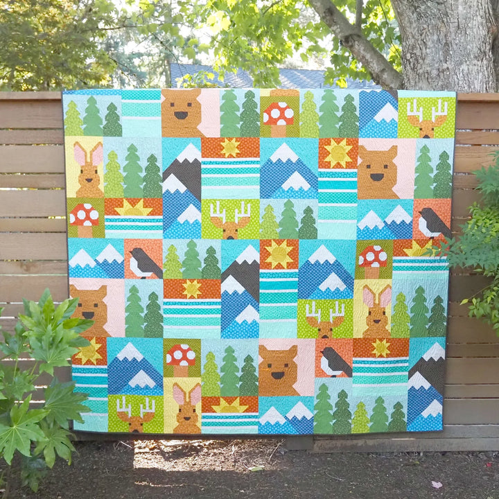 Schnittmuster Quilt - "Outdoors" von Elizabeth Hartman (Englisch)