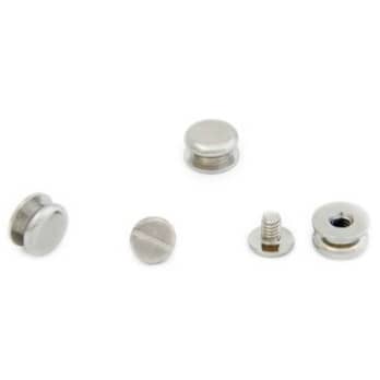Ringbuchmechanik Silber A4 mit Patronenknopf