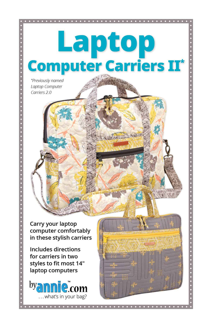 Schnittmuster by Annie "Laptop Computer Carriers 2.0" (englisch)