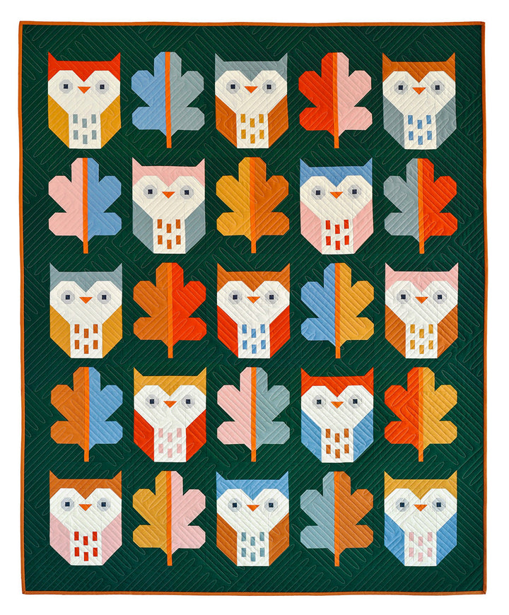 Schnittmuster Quilt "Night Owl Quilt Pattern" (Englisch)