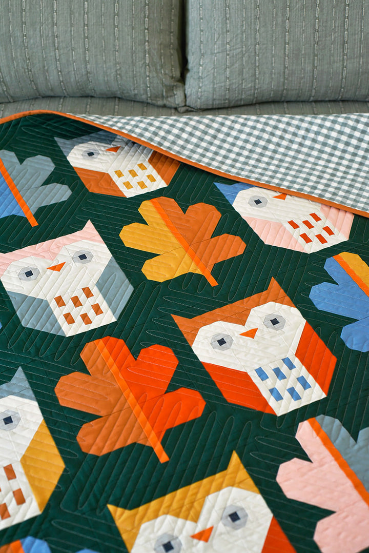 Schnittmuster Quilt "Night Owl Quilt Pattern" (Englisch)