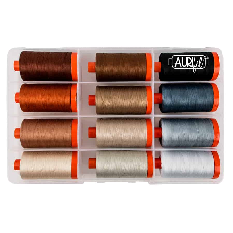 Aurifil Set "Perfect Little Box of Neutrals" von Pat Sloan