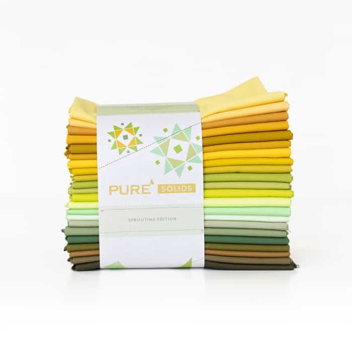 Art Gallery Pure Solids Fat Quarter Bundle No. 1 Sprouting Edition