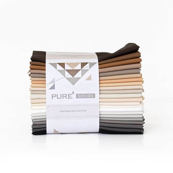 Art Gallery Pure Solids Fat Quarter Bundle No. 4 Hibernating Edition
