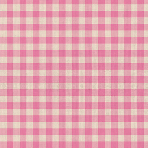 Art Gallery Fabrics - Suzy Quilts - Picnic Wovens - Gingham in Bubblegum