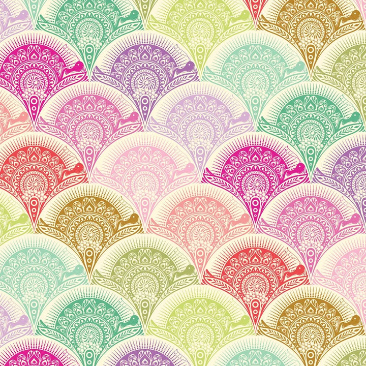 Tula Pink - Prince Charming Déjà Vu - Snail Scallop in Sugarrush