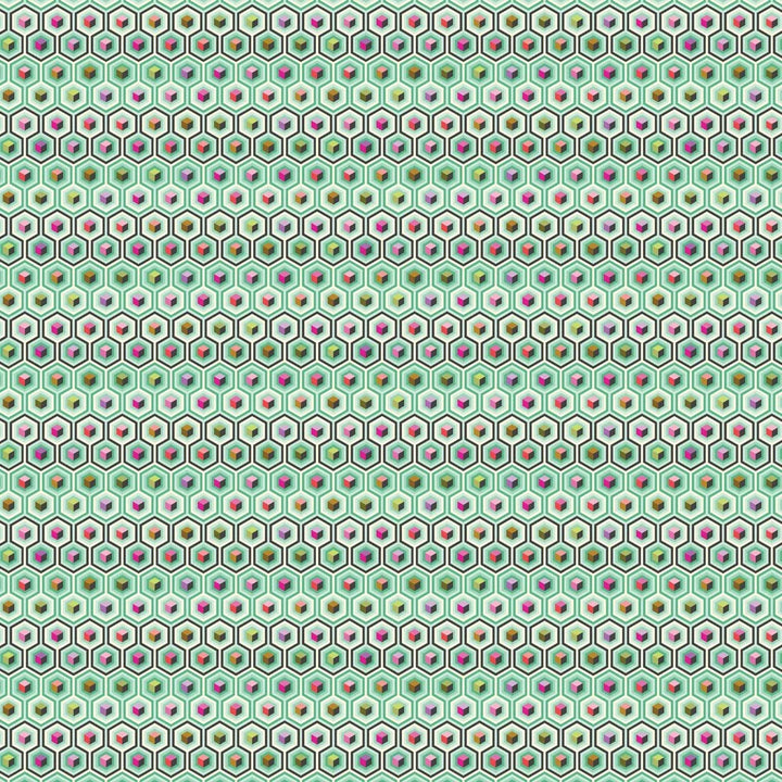 Tula Pink - Prince Charming Déjà Vu - Hex Box in Sweetmint