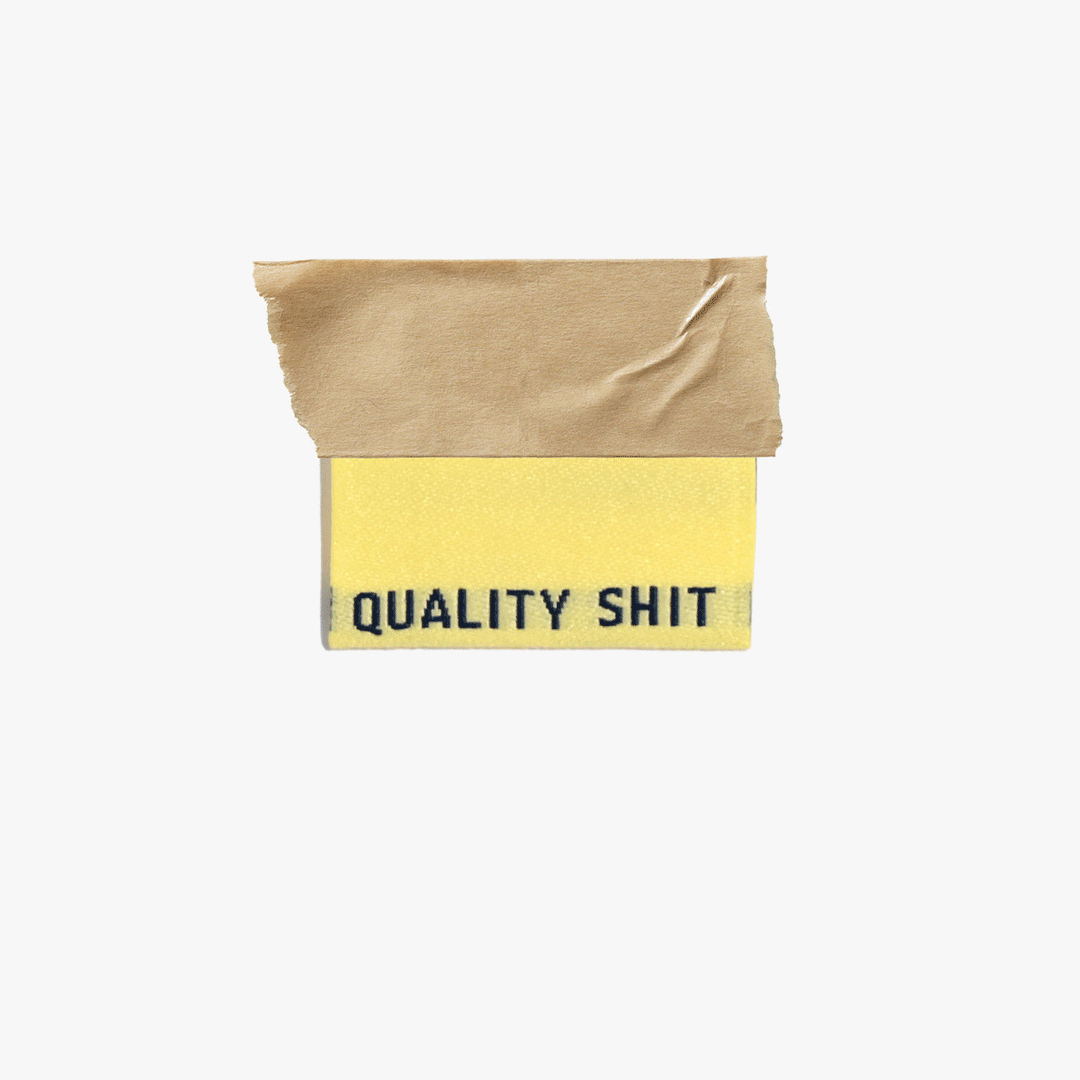 Webetiketten von Kylie and the Machine: Quality Shit- Pastell (6 Stück)