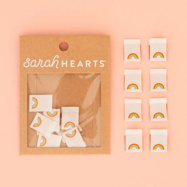 Webetiketten von Sarah Hearts: Mini Rainbow