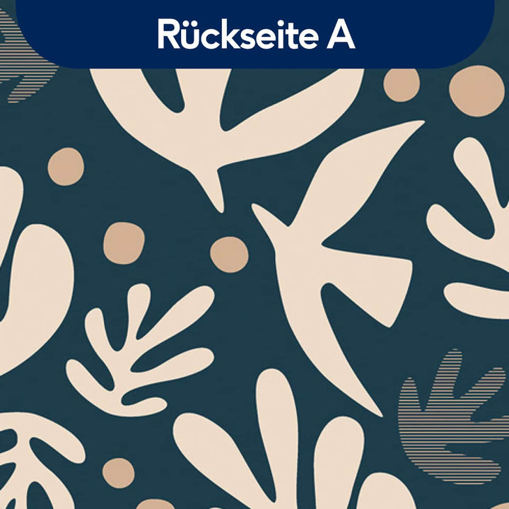 Modern Retro Kissen Kit 6 - Boho Leaves - Rückseite A