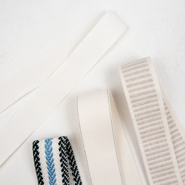 Ripsband 30mm - Snow