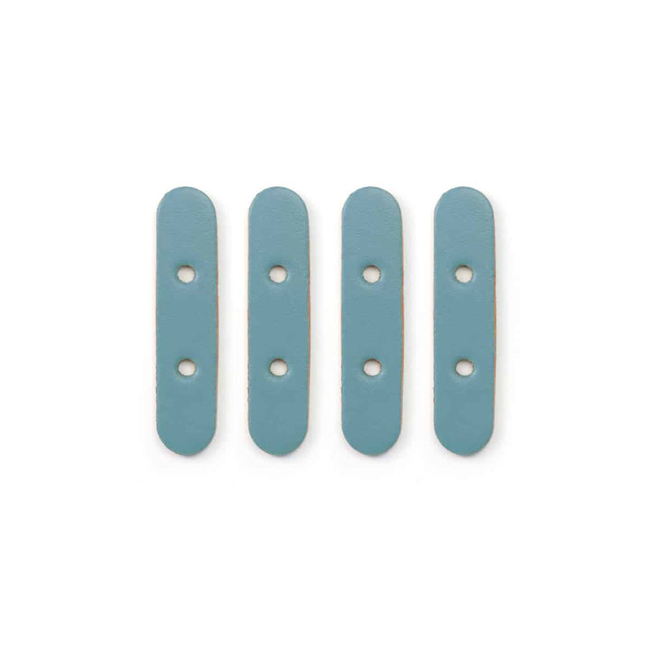 Miyako - Verstärkungen für Taschenhenkel (4-er Set) in Rauchblau/Orage